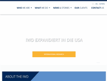 Tablet Screenshot of iwd-marketresearch.de